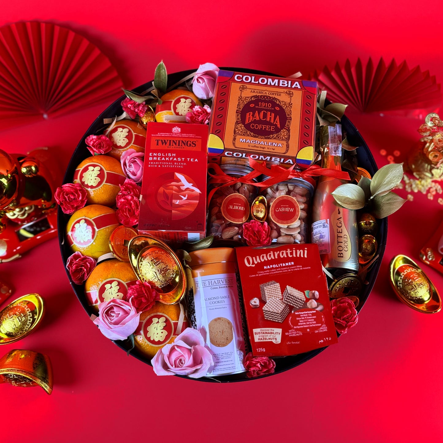 Gourmet Orange Prosperity Round Hamper