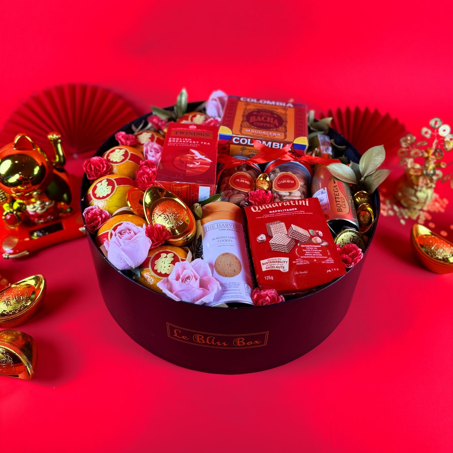 Gourmet Orange Prosperity Round Hamper