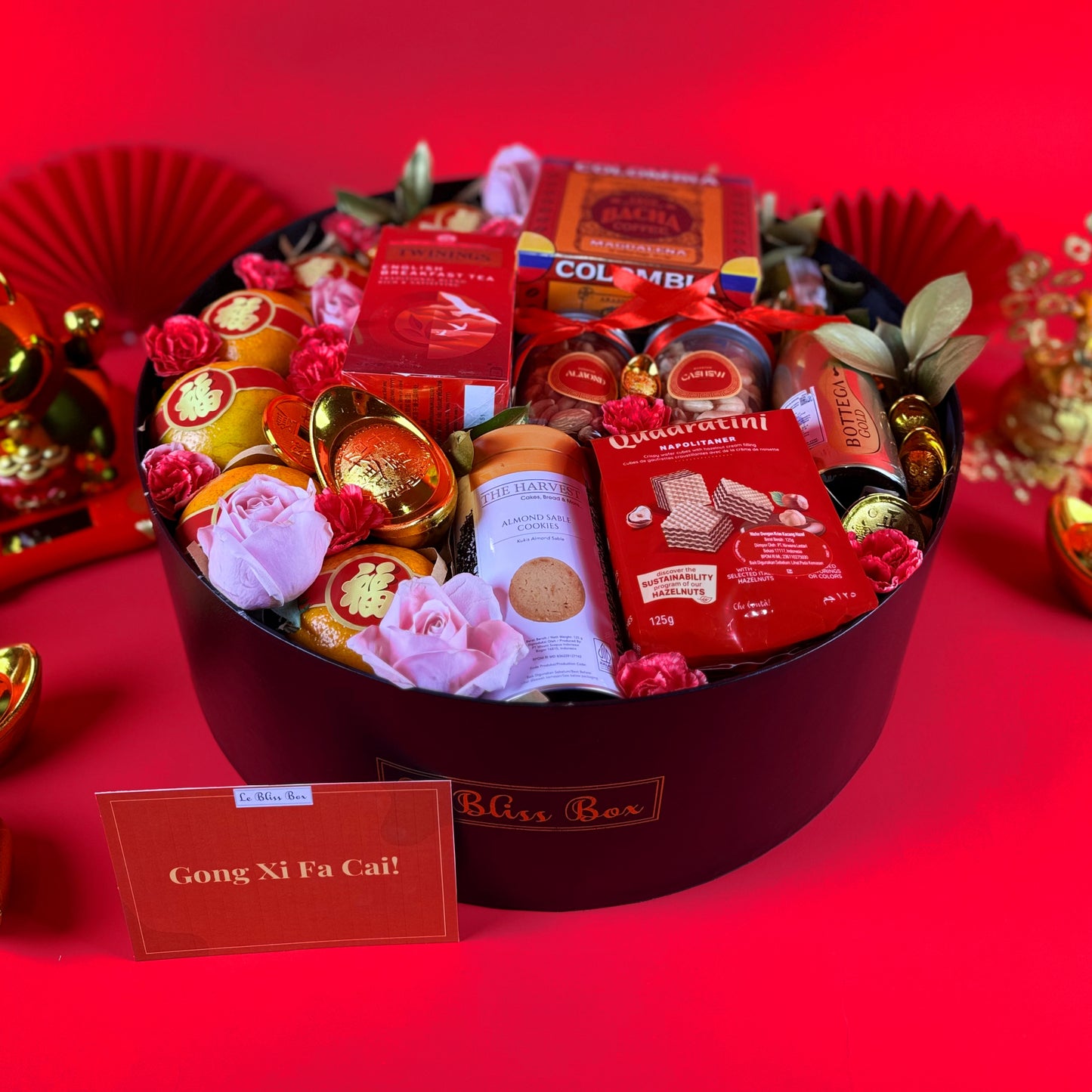 Gourmet Orange Prosperity Round Hamper