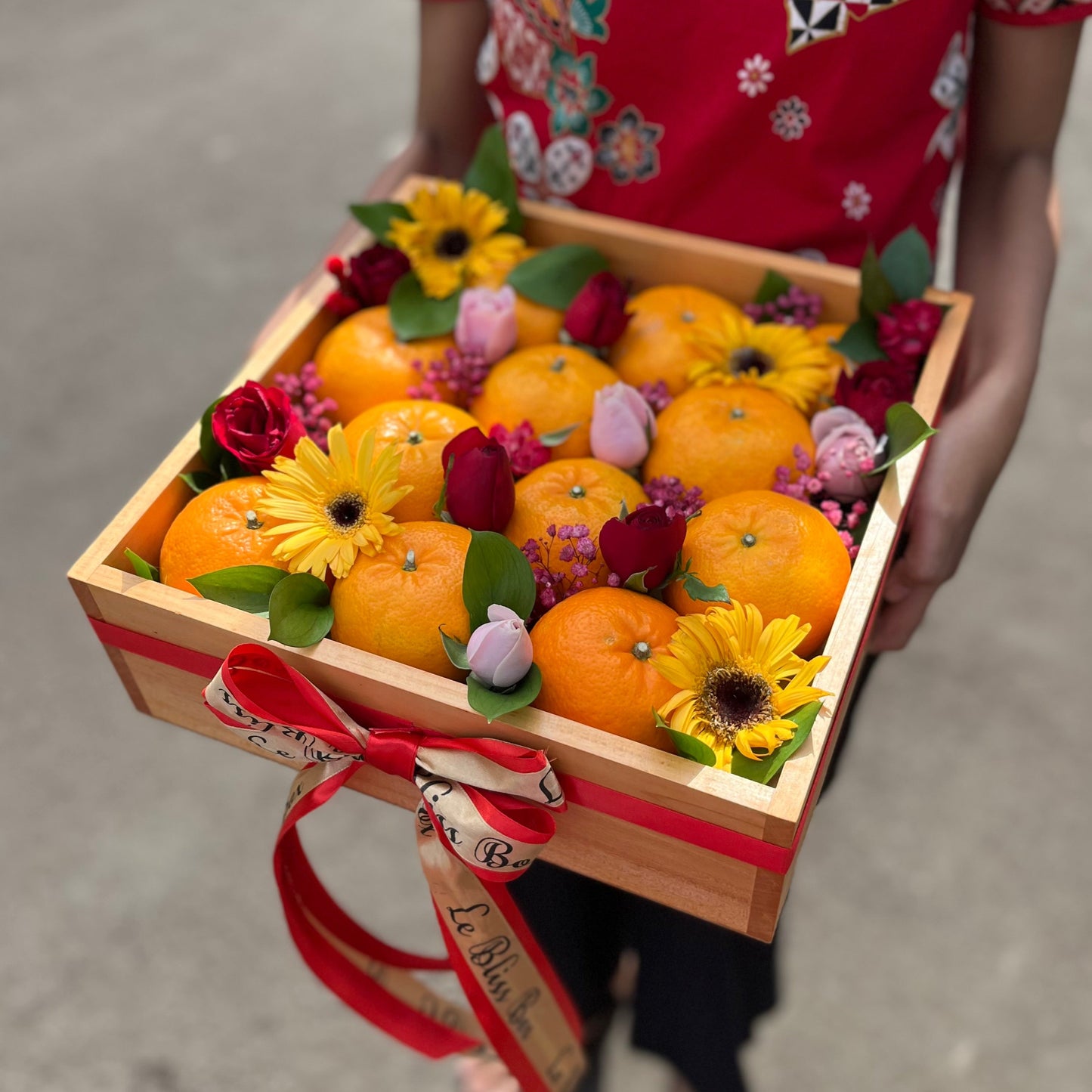 CNY Special Wooden Fruit Box