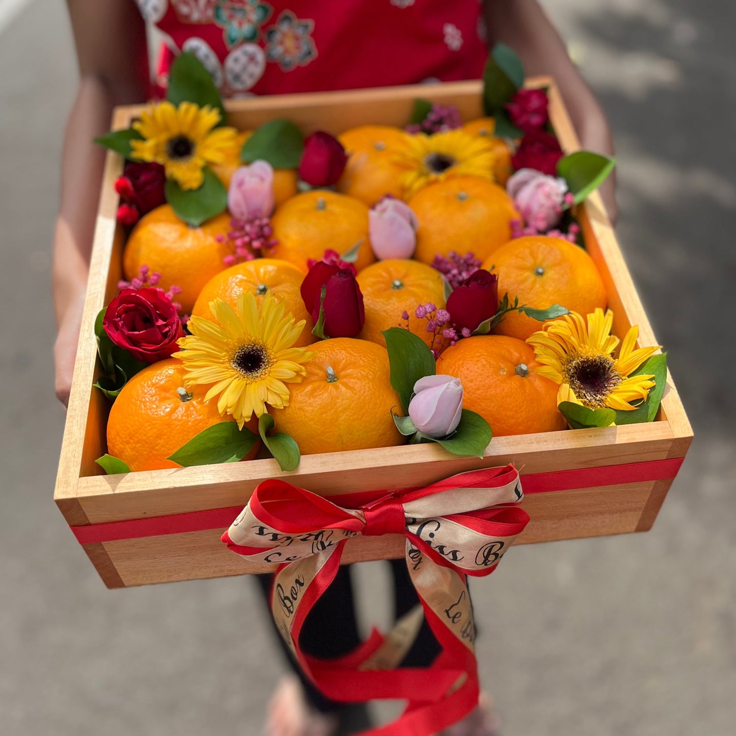 CNY Special Wooden Fruit Box