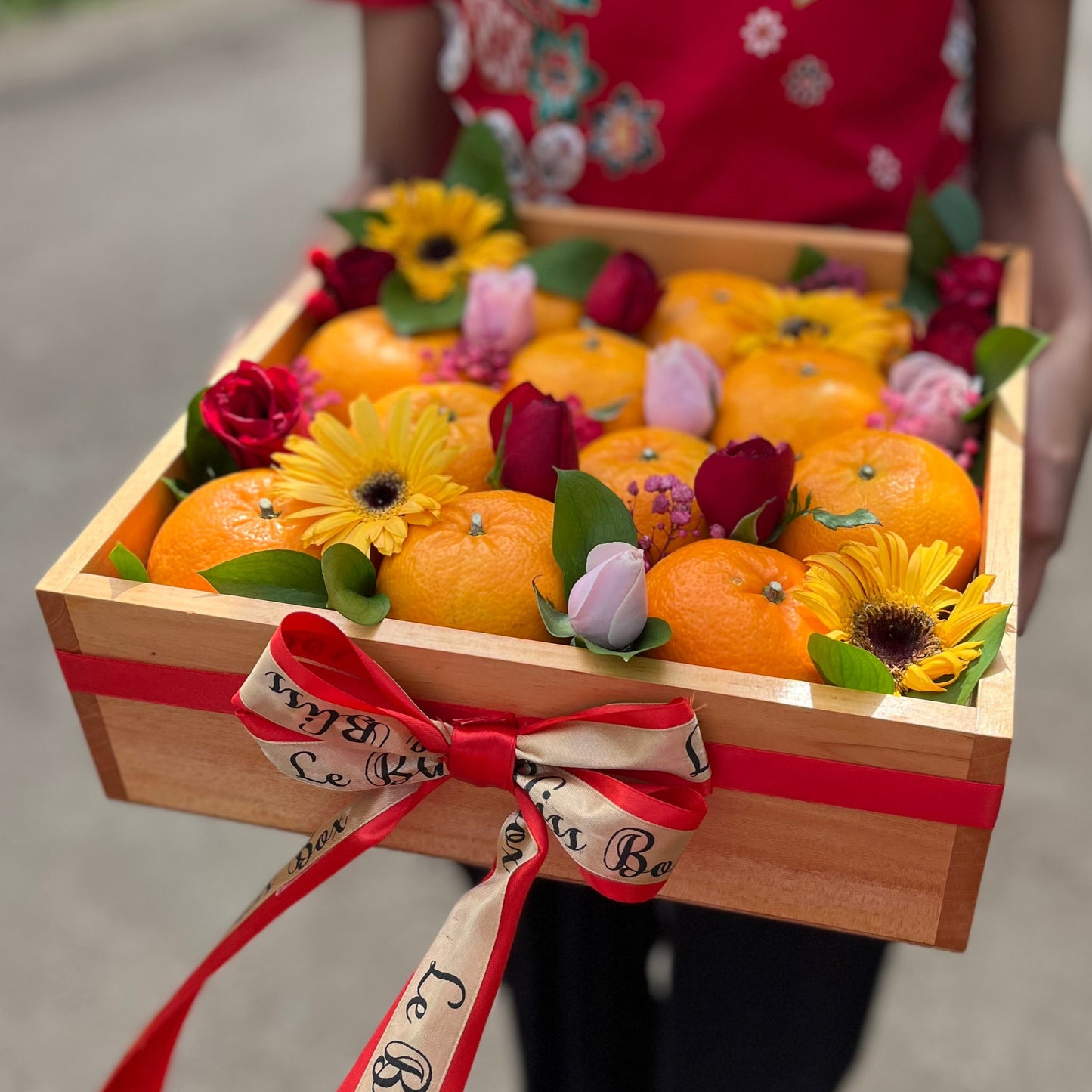 CNY Special Wooden Fruit Box