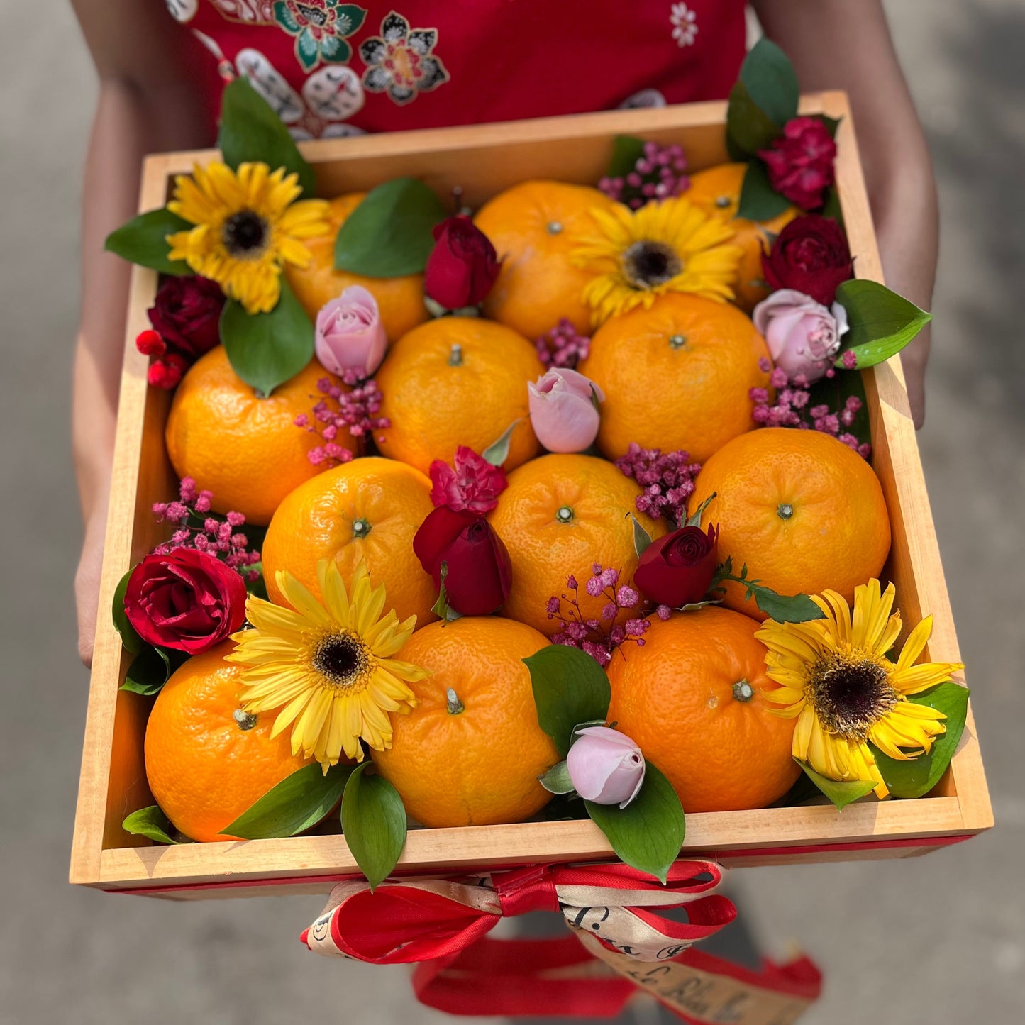 CNY Special Wooden Fruit Box