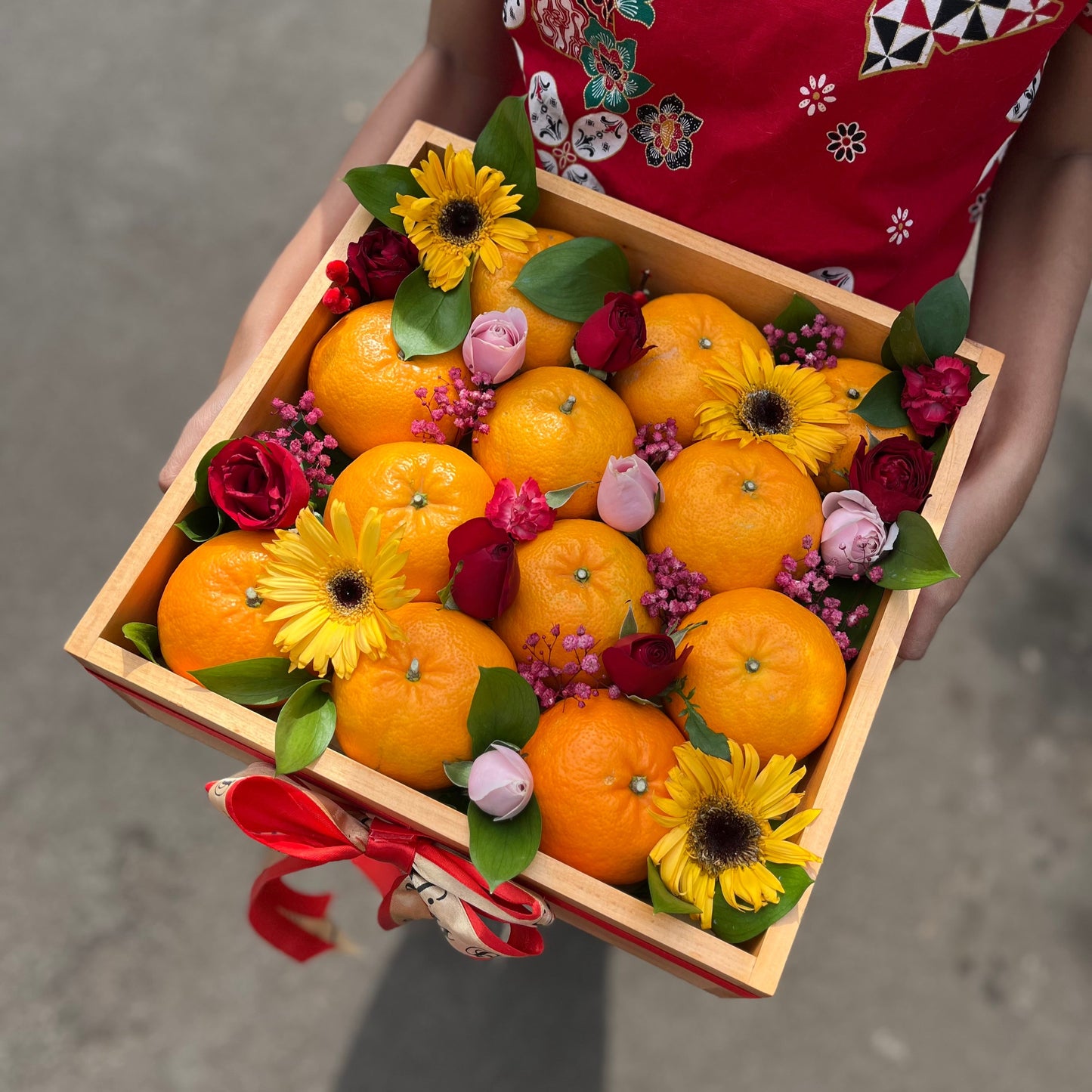 CNY Special Wooden Fruit Box