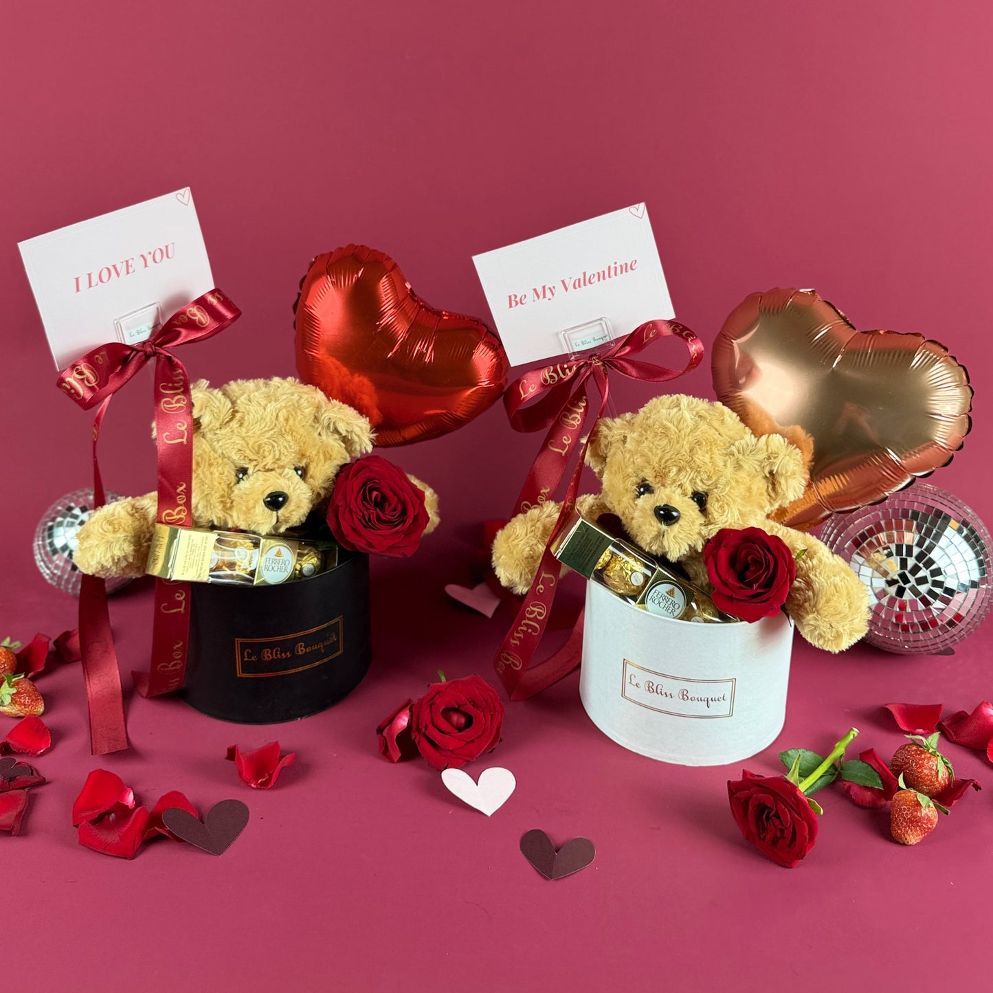 Hugs & Roses Teddy Box