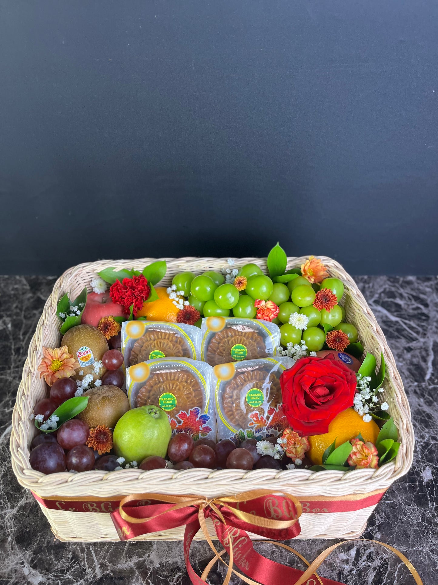 Mooncake Fruit Rattan Box