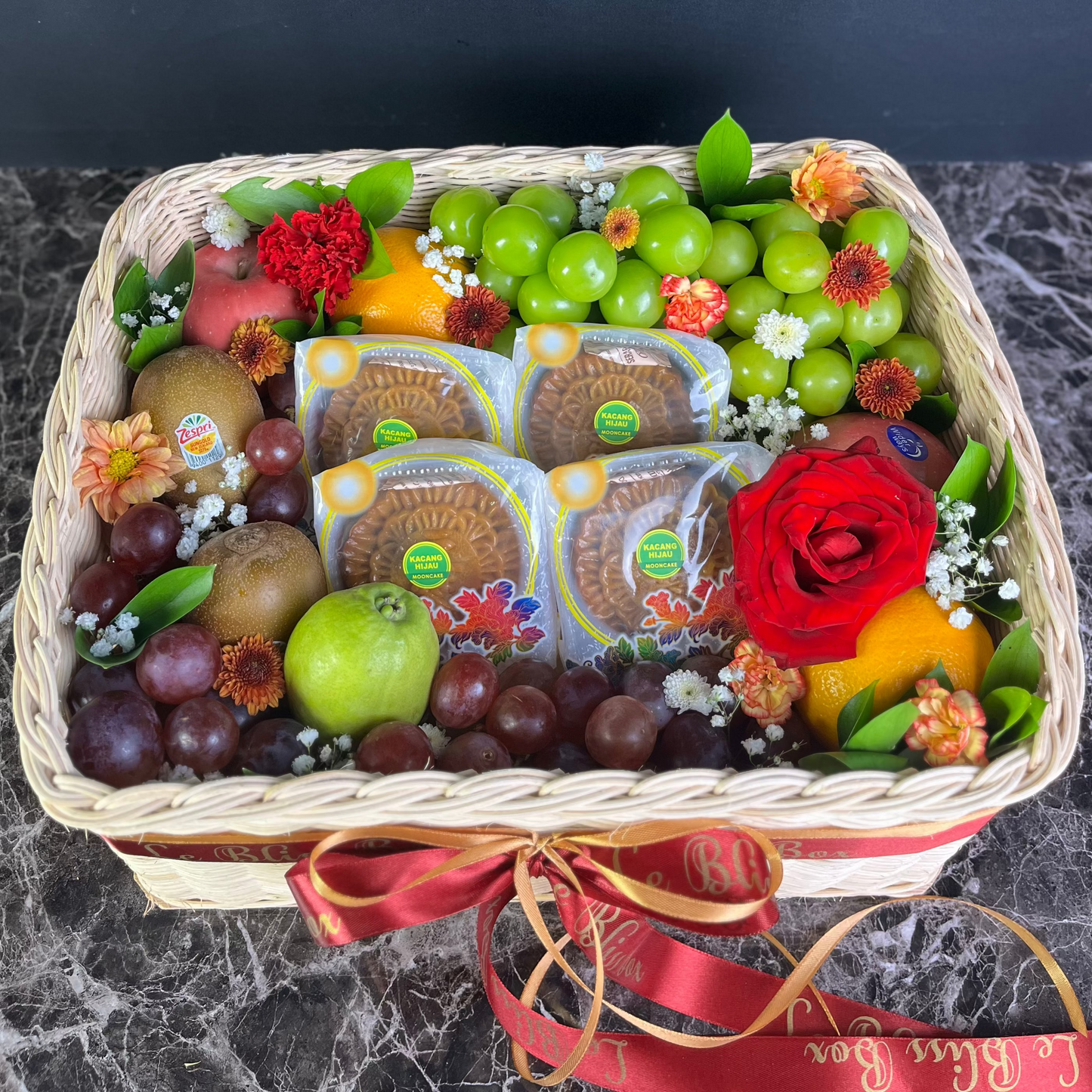 Mooncake Fruit Rattan Box