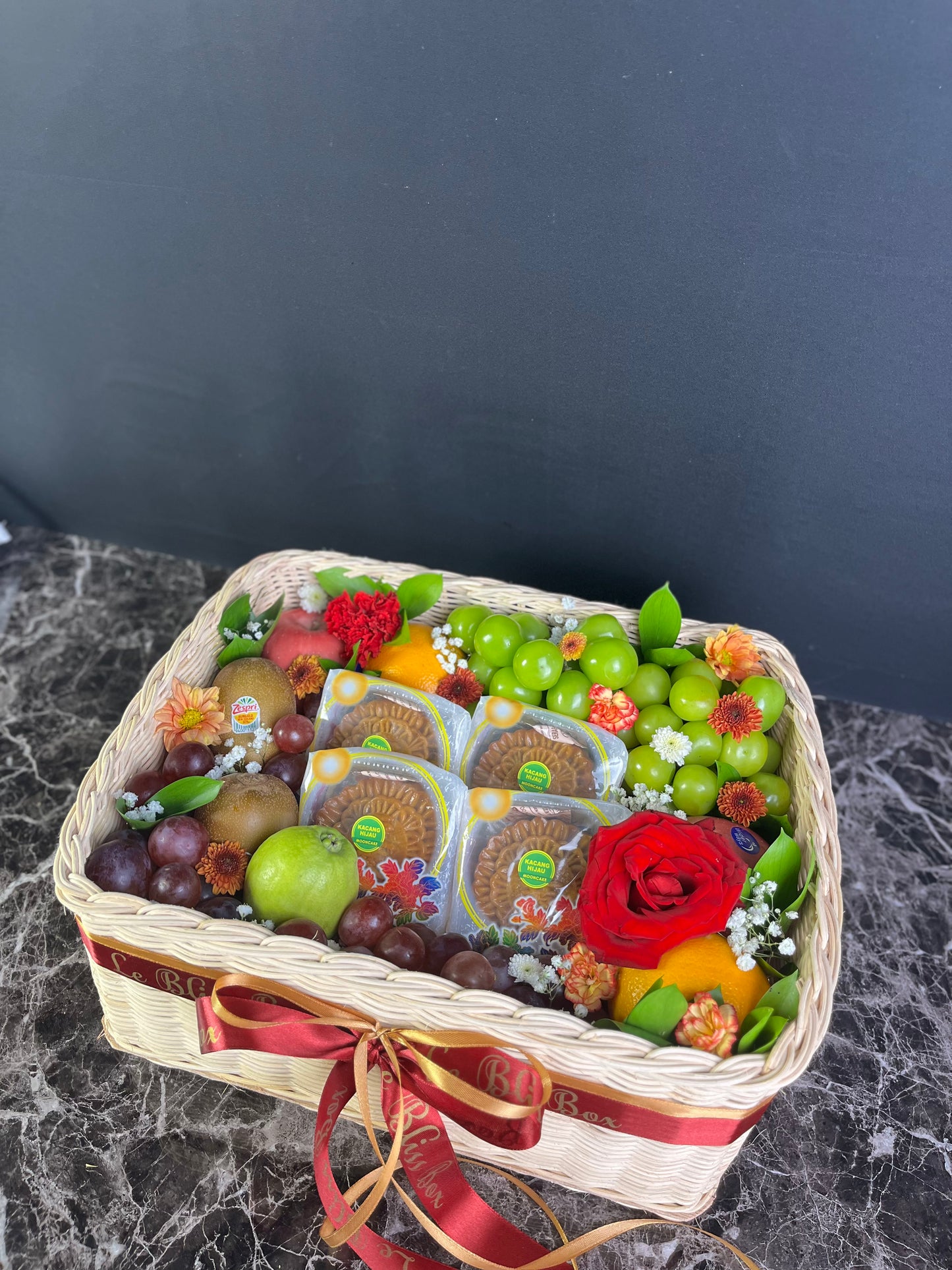 Mooncake Fruit Rattan Box