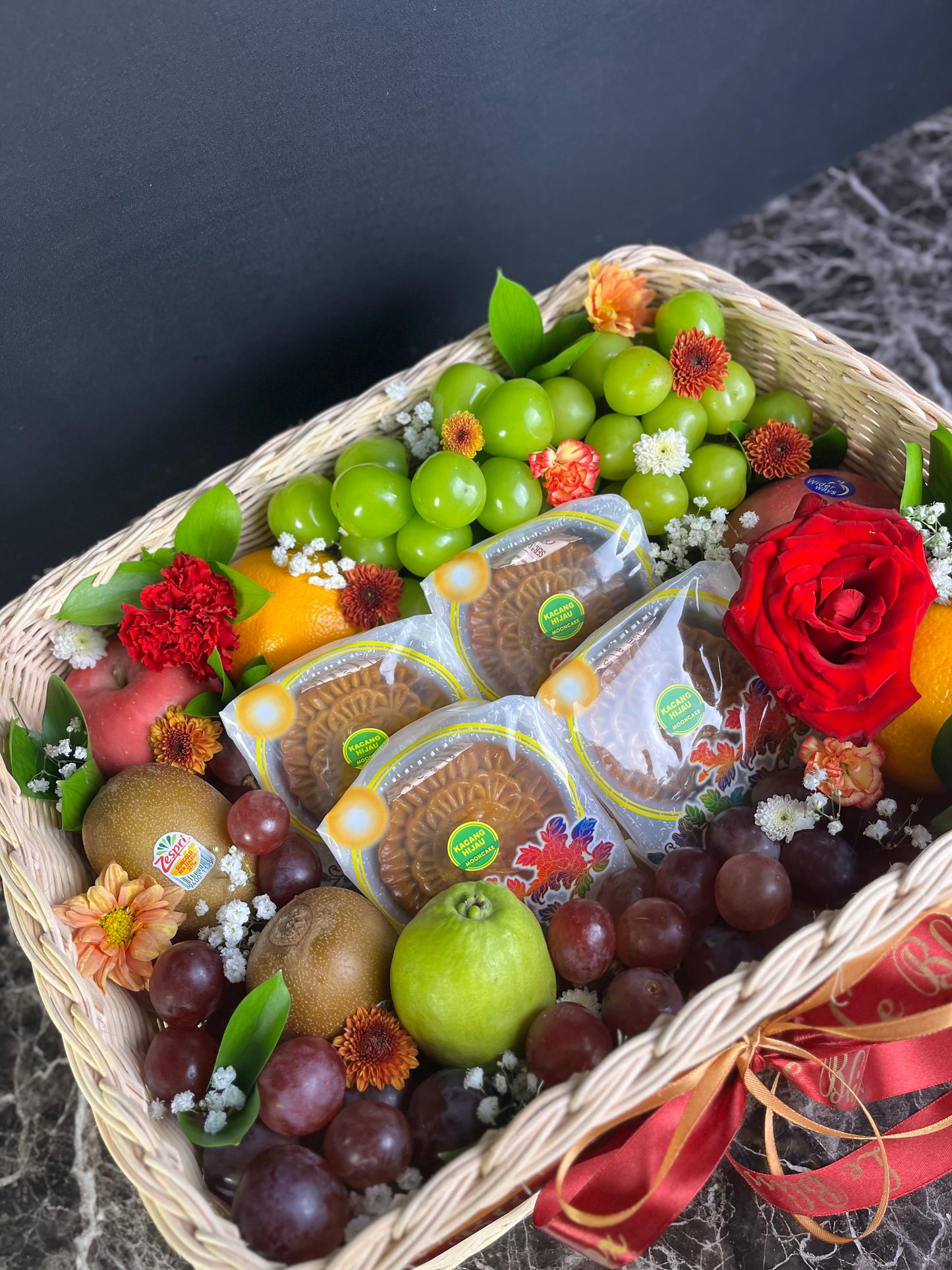 Mooncake Fruit Rattan Box