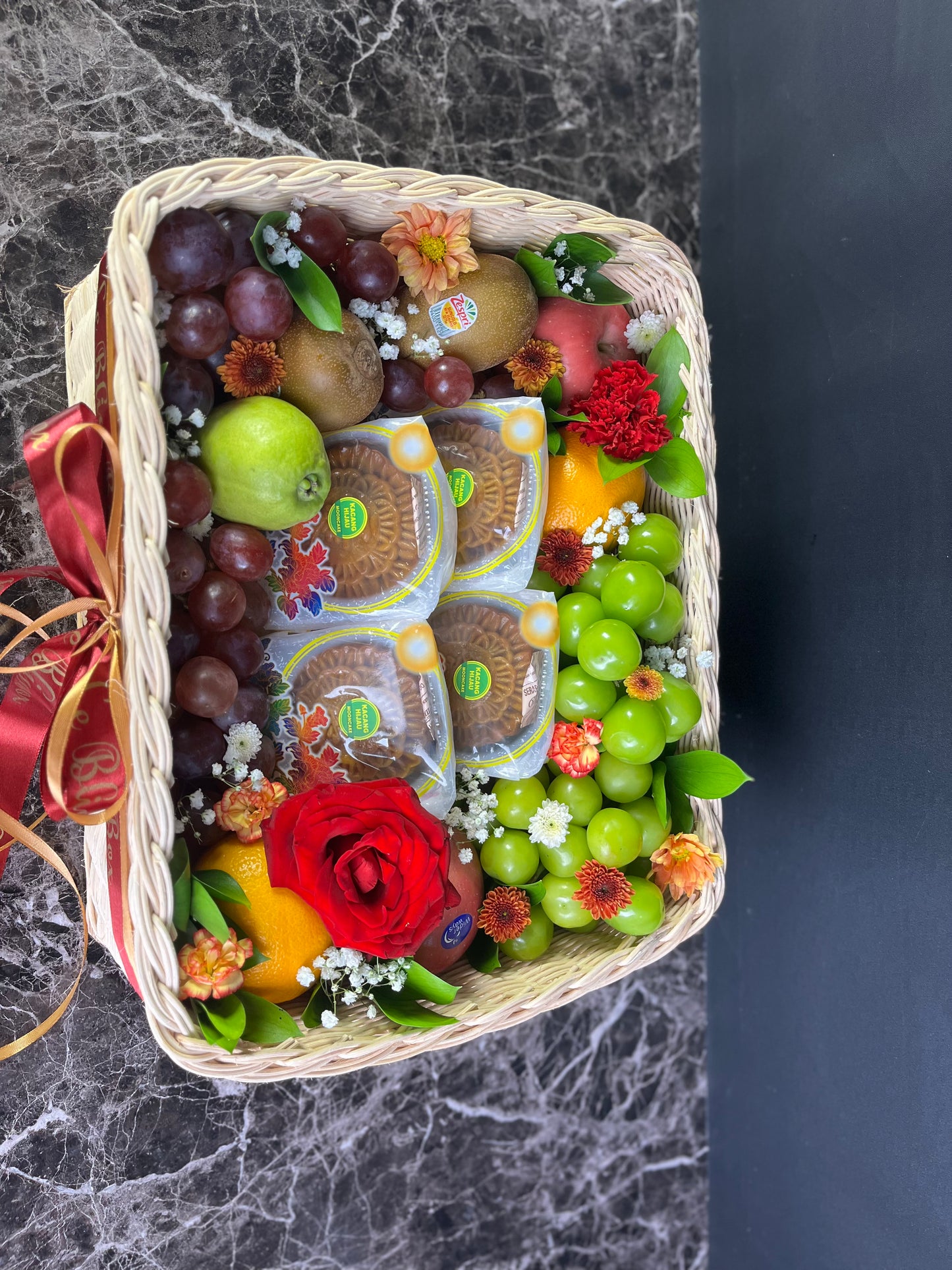 Mooncake Fruit Rattan Box