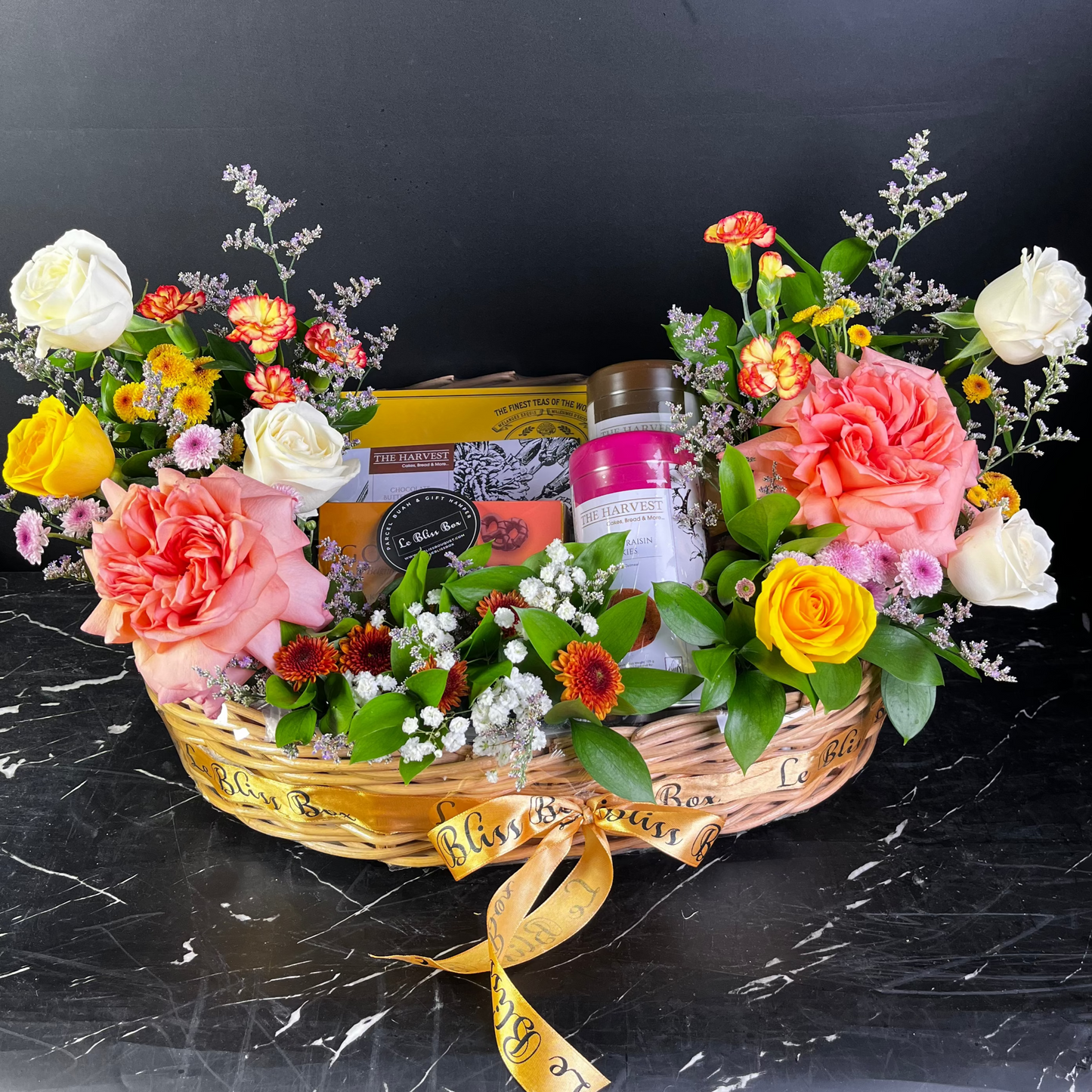 Blooming Sweet Tea & Cookies Gourmet Hamper