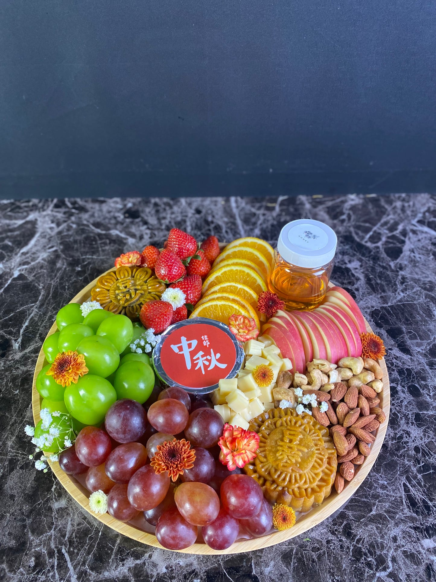 Round Mooncake Platter