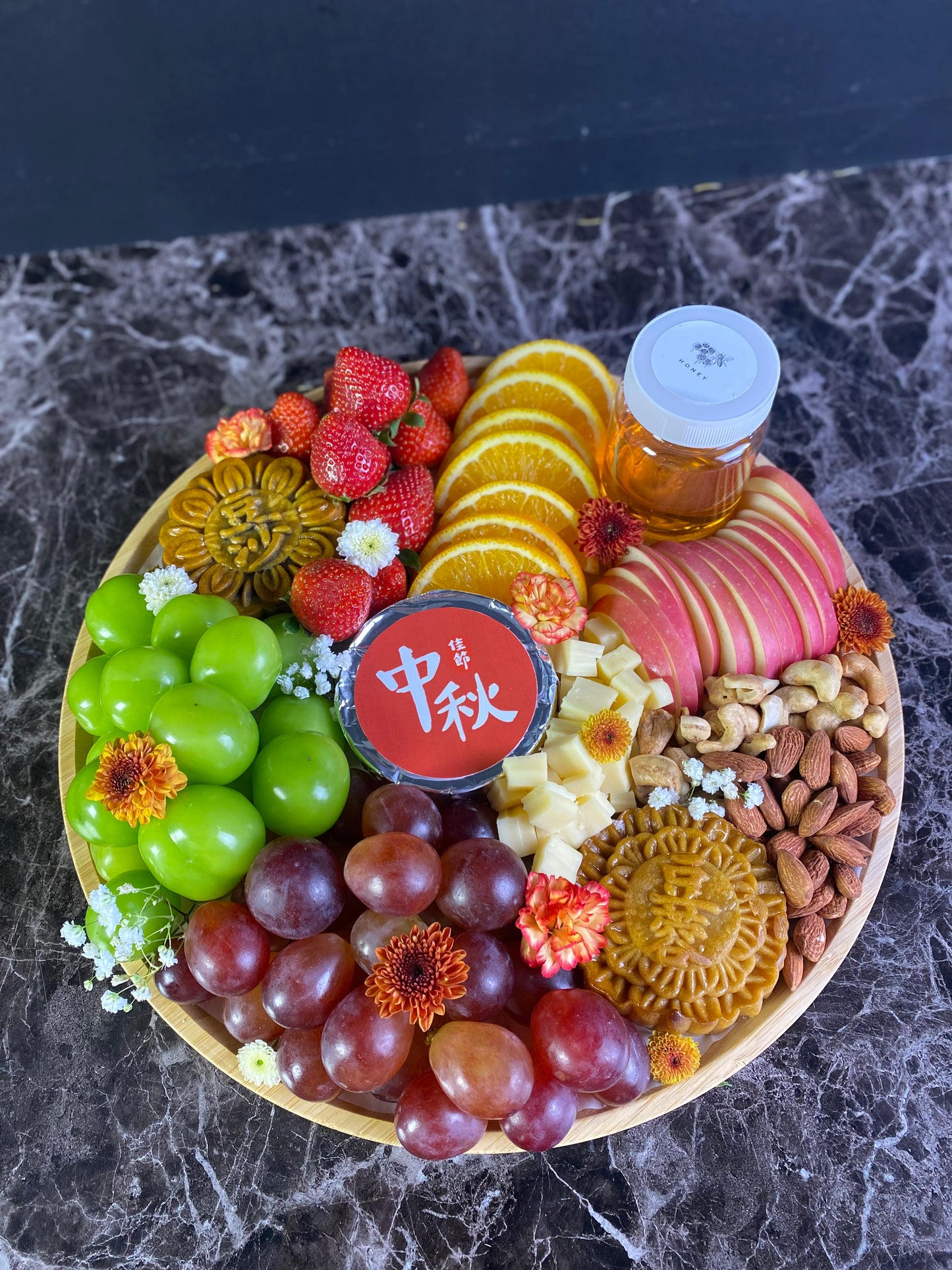 Round Mooncake Platter