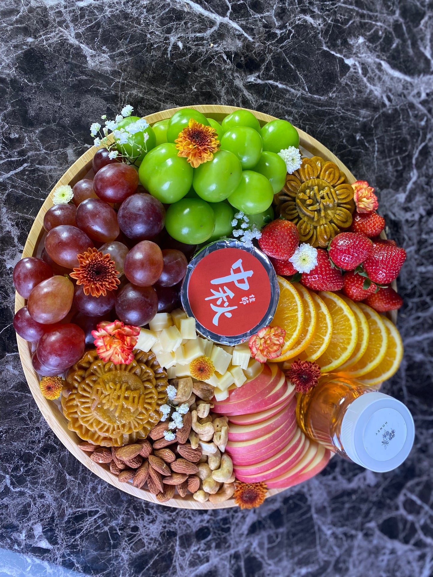 Round Mooncake Platter