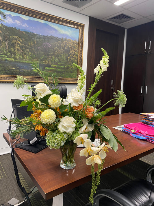 Office Flower Large Vase Arrangement