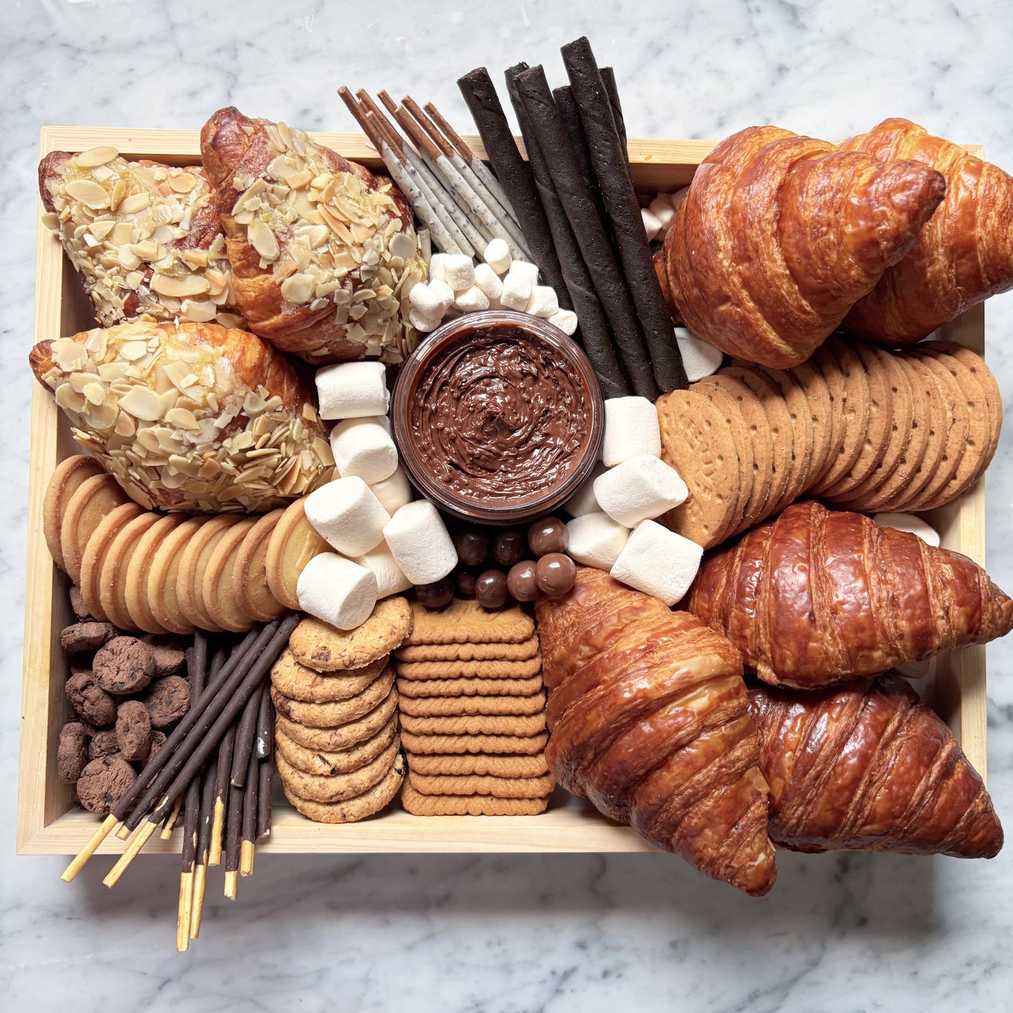 Chocolate Croissant Platter