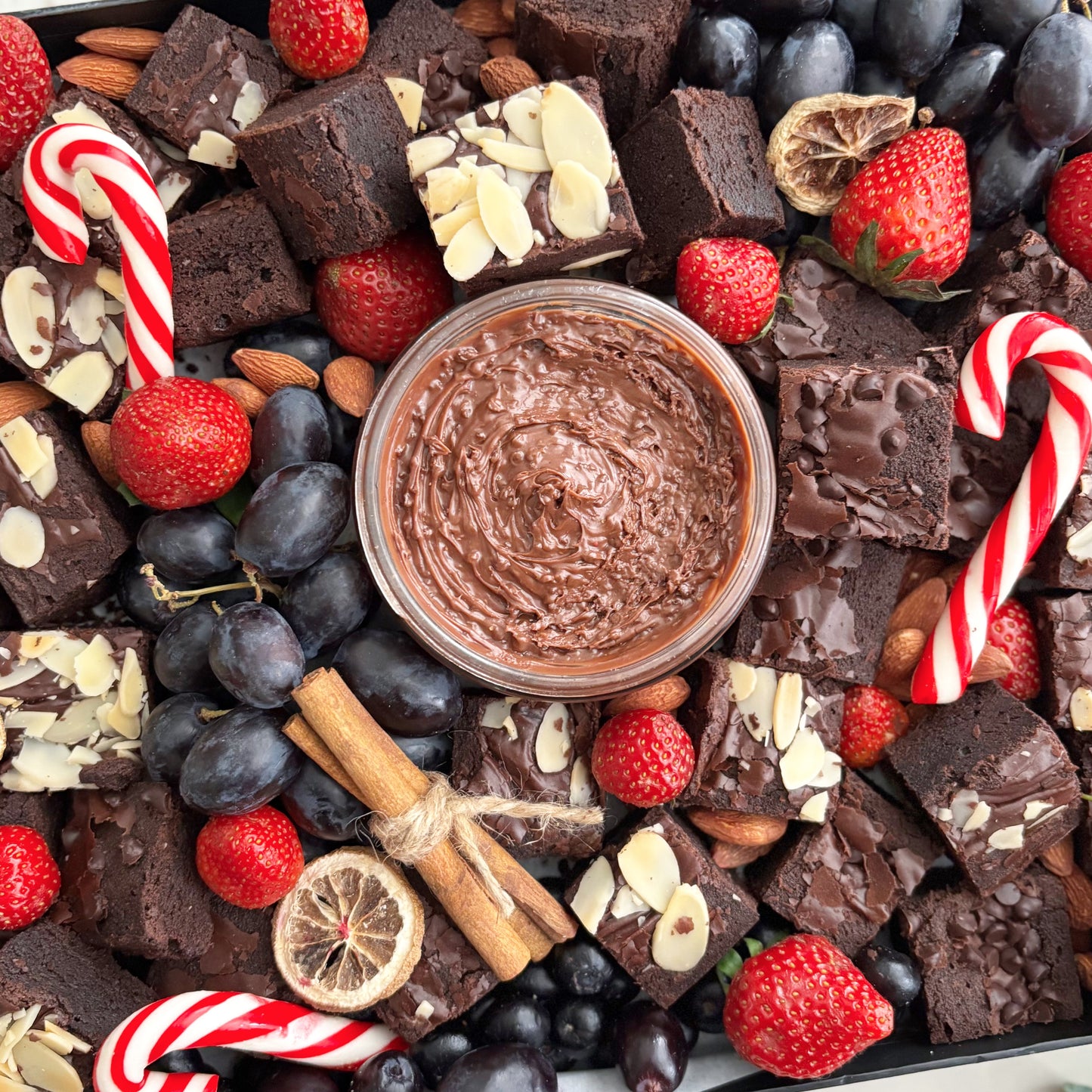 Christmas Brownies Platter