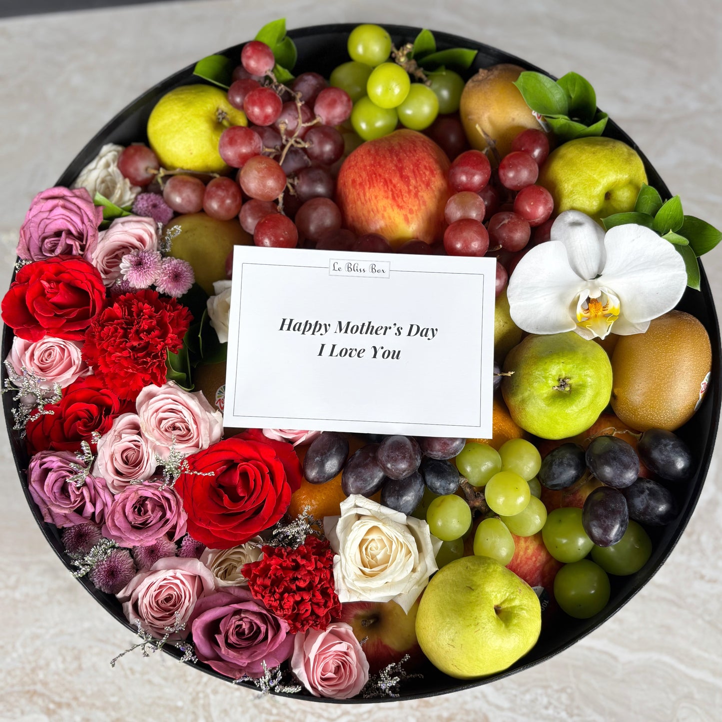 Classic Rose Grand Round Fruit Box