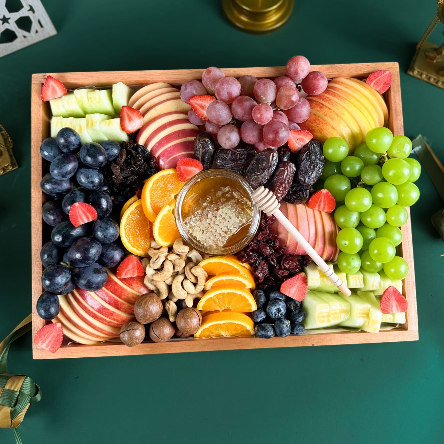 Iftar Fruit Wooden Platter