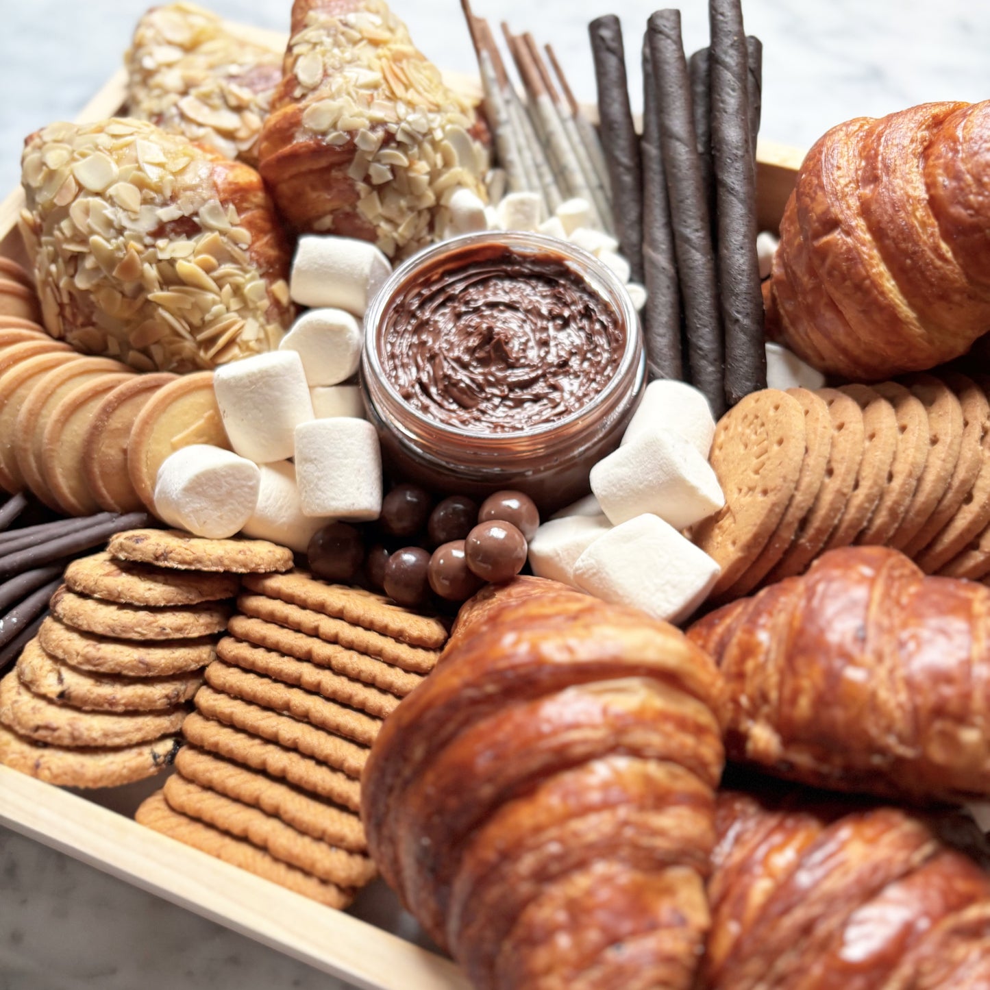 Chocolate Croissant Platter