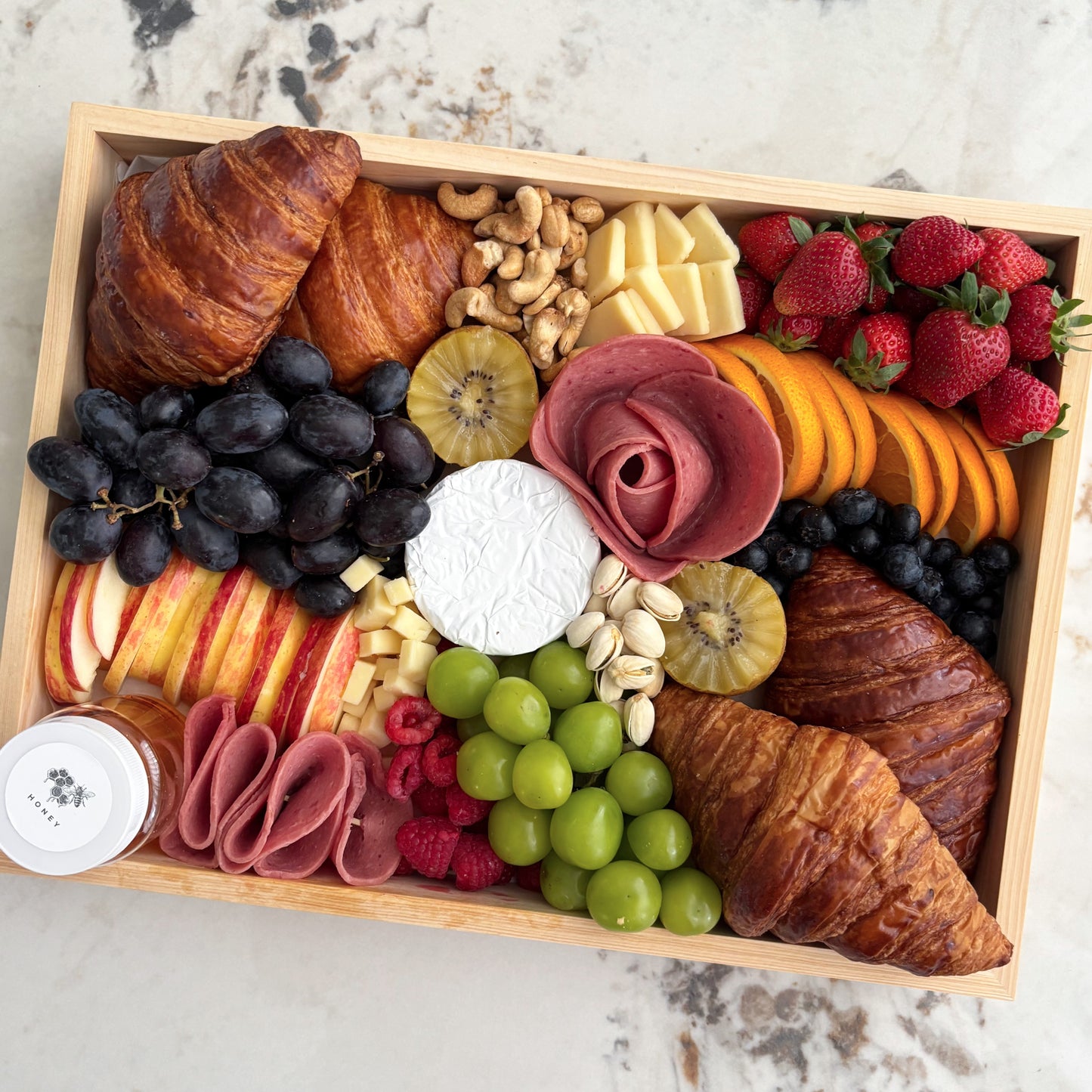 Brunch Croissant Cheese Platter