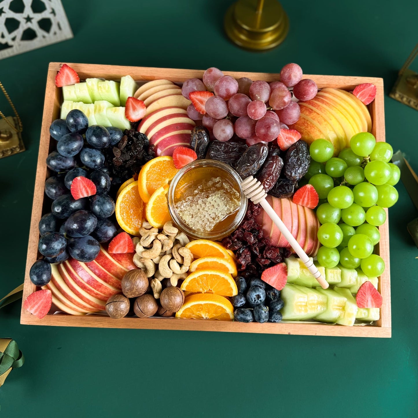 Iftar Fruit Wooden Platter