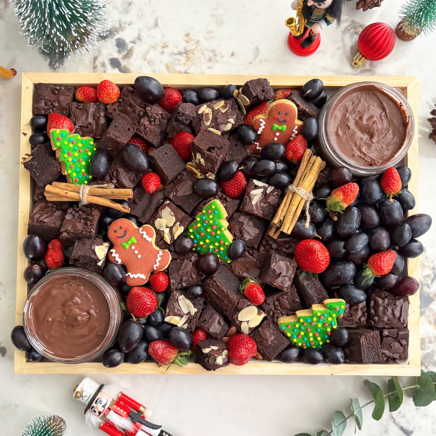 Xtra Christmas Brownies Platter