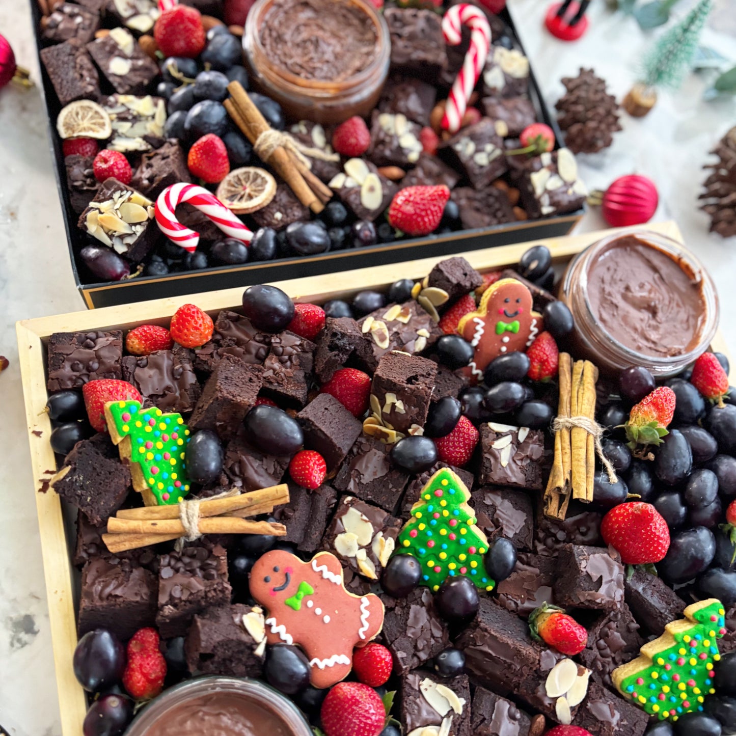 Xtra Christmas Brownies Platter