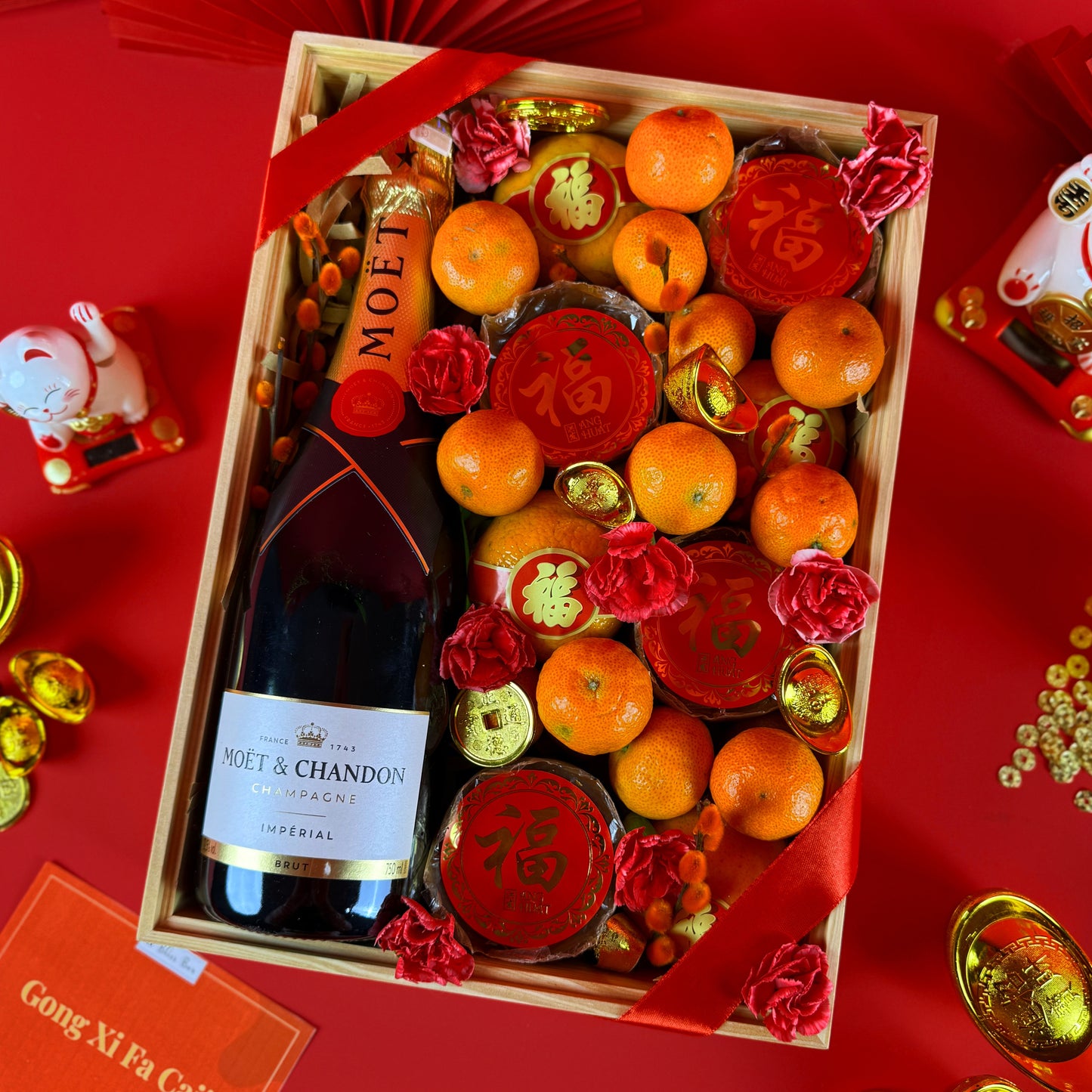 Moët Mandarin CNY Wooden Hamper