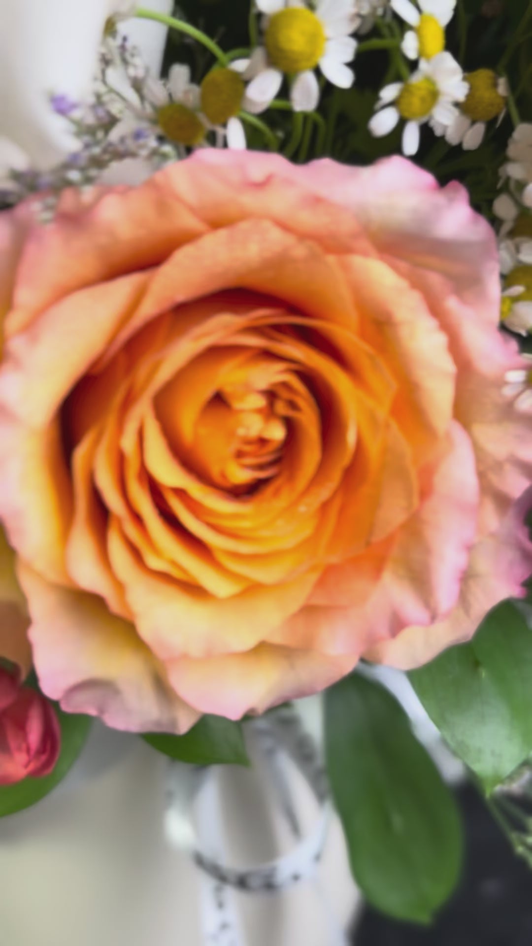 free spirit rose vase arrangement by le bliss bouquet. rangkaian bunga vas jakarta, surabaya